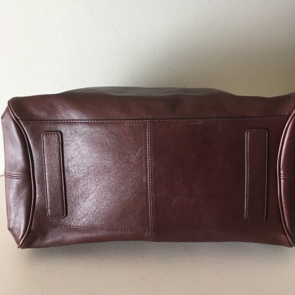Brown (Mahogany) leather shoulder bag - Picture 4 of 12